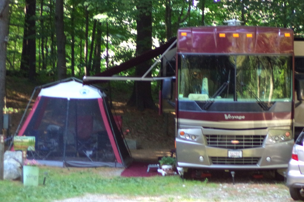 One of Steve and Elaine's screen houses