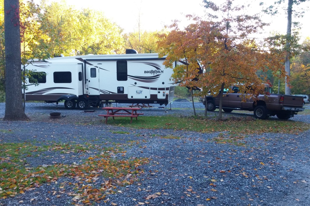 Our site at Pinch Pond