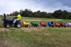 Tractor train ride