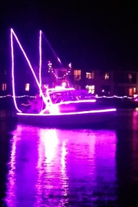 Decorated boat