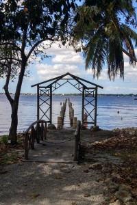 The dock remains