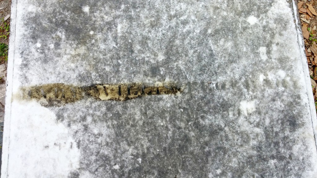 Mary Flournoy's headstone