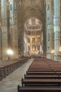 Inside cathedral