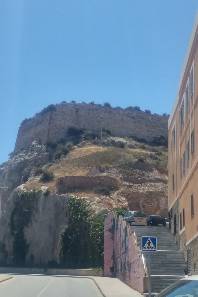 Ruins overlooking port