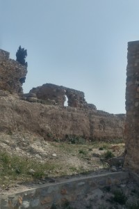 Ruins above the theater