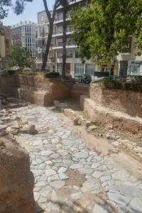 Main road of Roman Cartagena