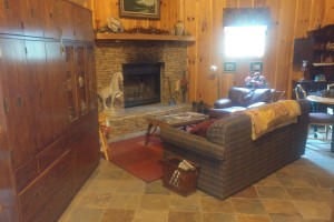 The cozy sitting area in the office