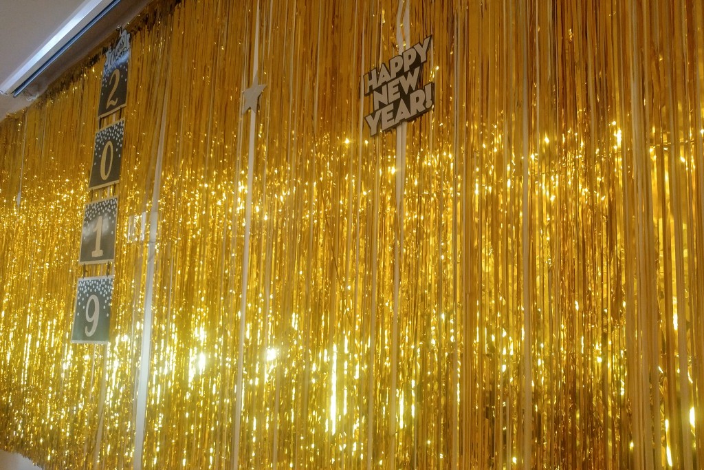 Foil backdrop