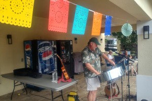 Entertainment on the patio