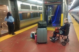 Waiting for the Red Cap in Penn Station