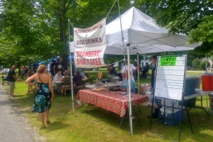 Food tent (yummy!)