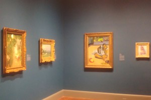 Impressionist room featuring Gauguin