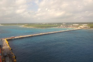 The very long Costa Maya pier