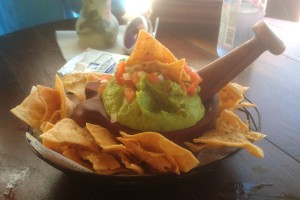 Guacamole and chips