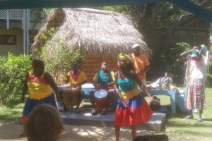 African dance troupe