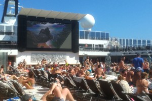 Crowded pool