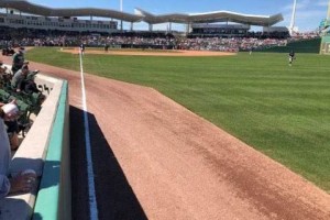 Our view from right field