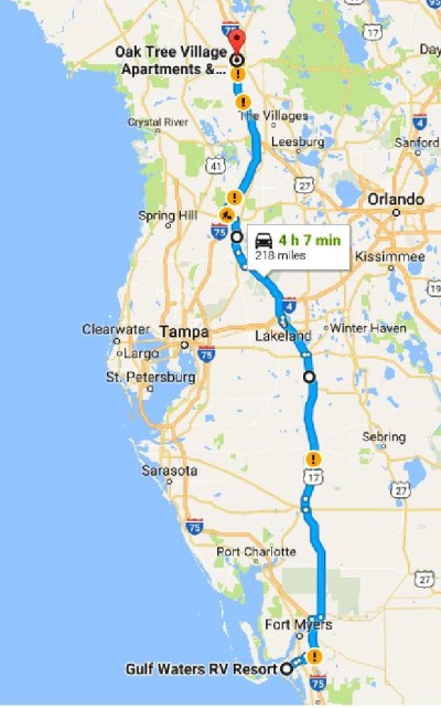 TTN Hop 1: Ft Myers Beach FL to Ocala FL | Our Wander Years